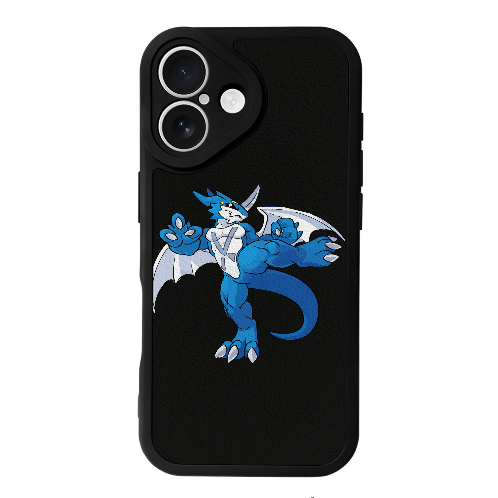 （画像用） Digimon デジタルモンスター/デジモン 【iPhone 16シリーズ対応】シリコンスマホケース（レザー調） 材質：シリコン